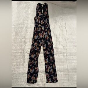 Charlotte Russe floral jumpsuit